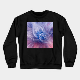 Blue Flower | In the universe we see wonderful things Crewneck Sweatshirt